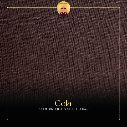 Cola Brown | Premium Full Voile Turban