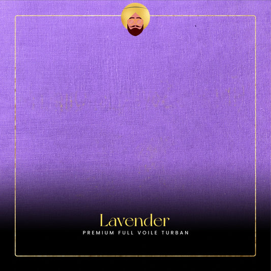 Lavender | Premium Full Voile Turban