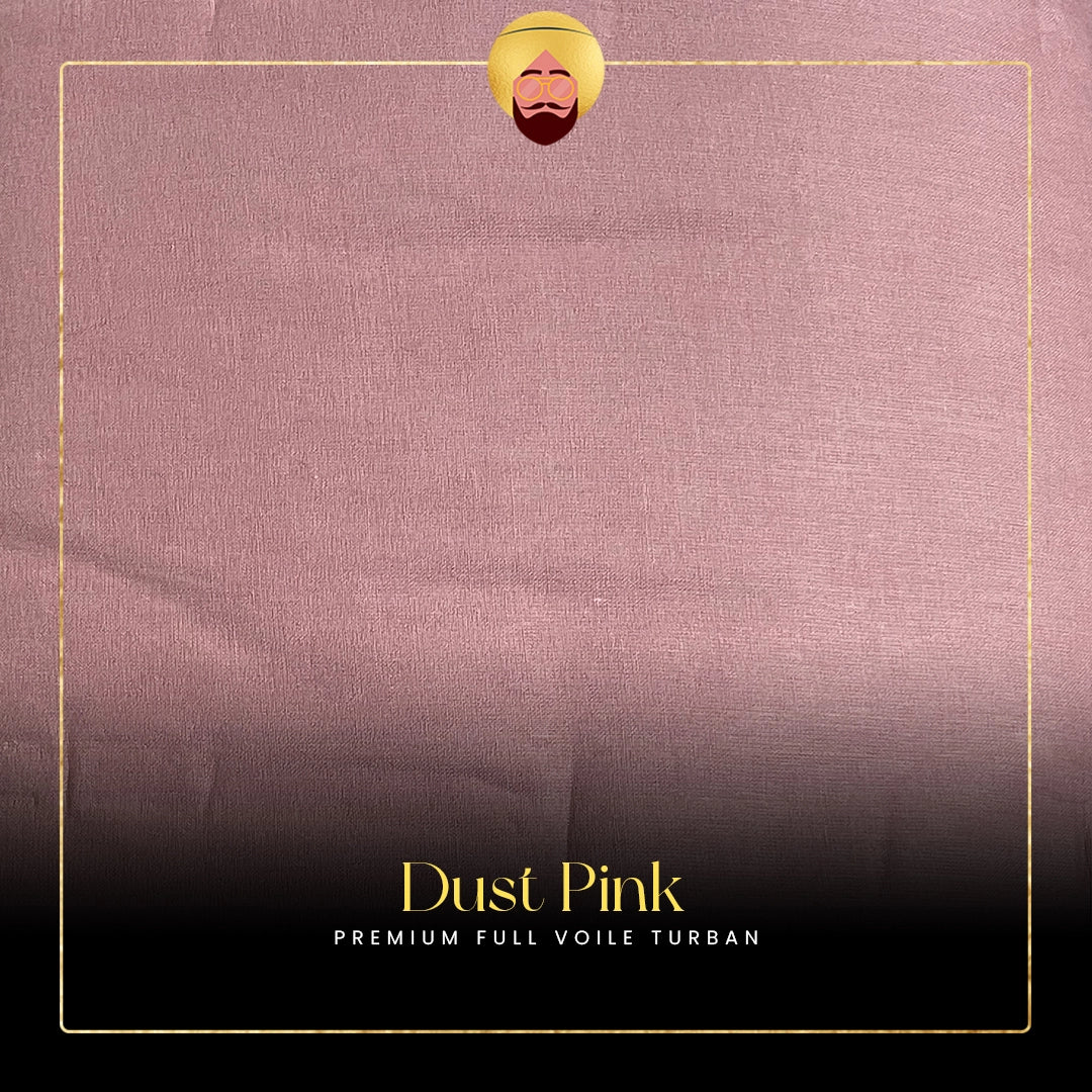 Dust Pink | Premium Full Voile Turban